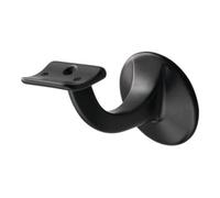 Hermeta Hermeta Support de main courante 3501 alu. noir mat plaq.murale D.56mm appui incurvé Quantité:1