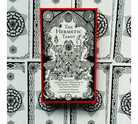 HERMETIC Jeu De Tarot Cartes Esotériques Blanc Noir Us Games Systems