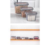 Hermia Concept, Alesta- FRM1103, Anthracite, boîtes à provisions, 100% plastique