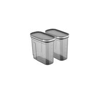 Hermia Concept, Alesta- FRM1112, Anthracite, boîtes à provisions, 100% plastique