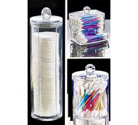 Hermia Concept, FT - 011, Organiseur pour maquillage, 100 % ACRYL, Transparent, 9 x 9 x 6 cm