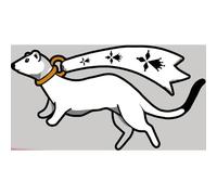 Hermine Bretonne - 10x5.4cm - Sticker/autocollant