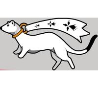 Hermine Bretonne - 5x2.7cm - Sticker/autocollant