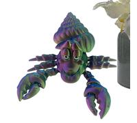 Hermit Cancer Model, Hermit Cancer Toy, Animal simulé, Figurine modèle imprimée en 3D, modèle Sea Residents Model, Desktop Ornamentation, Decorations