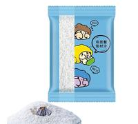 Hermit Crab Sand, Calcium Sand Reptiles, White Bedding, 9.84x5.91x3.94 inches, Fine Particles Habitat Accessories, Ideal for Hermit Crabs, Hamsters, and Fish Tanks