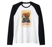 Hermit Crab, The Hermit Retro Vintage Hermit Crab Tarot Pun Manche Raglan