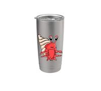 Hermite mignon pour enfants aquarium bébé ermite crabe Gobelet isotherme en acier inoxydable double paroi