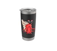 Hermite mignon pour enfants aquarium bébé ermite crabe Gobelet isotherme en acier inoxydable double paroi