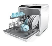 Hermitlux Mini Lave-Vaisselle Comptoir 4 Couverts Avec/Sans Robinet 43cm Camping [EEK: D]