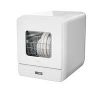 Hermitlux Mini lave-vaisselle de table, 6+1 Programmes de lavage, 5 Couverts et réservoir d'eau de 5L