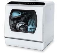 hermitlux Mini lave-vaisselle lave-vaisselle de table, espace pour 4 couverts, utilisable avec et sans raccordement l'eau