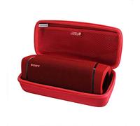 Hermitshell Étui de transport rigide en EVA pour haut-parleur Bluetooth sans fil Sony SRS-XB33 Rouge