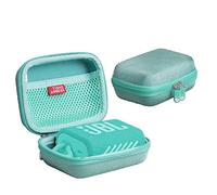 Hermitshell Étui de Transport Rigide pour Enceinte Bluetooth Portable JBL Go 3/JBL Go 4 (Bleu Sarcelle)