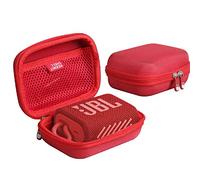 Hermitshell Étui de Transport Rigide pour Enceinte Bluetooth Portable JBL Go 3/JBL Go 4 (Rouge)