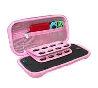 Hermitshell Hard Travel Case for Nintendo Switch 2 controller (Only case) (Pink, Case for controller + charger)