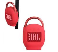 Hermitshell Silicone Sleeve is Suitable for JBL Clip 5 /JBL Clip 4 Waterproof Portable Speaker (Rouge) (Couvercle en silicone uniquement)