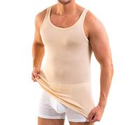 HERMKO 16000 Débardeur Homme en mélange Doux Coton/Modal, Taille:5 (XL), Couleur:Couleur Chair