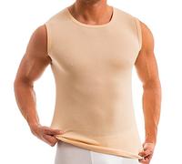 HERMKO 16040 T-Shirt de Sport sans Manches Homme Col Rond, Taille:3 (M), Couleur:Couleur Chair