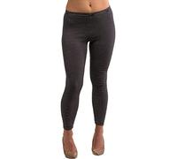 HERMKO 1672005 Leggings Thermo Femme Fines Rayures, Taille:34/36 (XS), Farbe Ringel:Bleu foncé