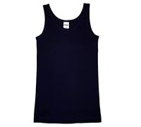 HERMKO 2000 Maillots de Corps Filles en Coton 100% Bio, débardeur, Couleur:Bleu foncé, Größe Kinder:12 Ans