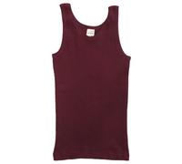 HERMKO 2000 Maillots de Corps Filles en Coton 100% Bio, débardeur, Couleur:Bordeaux, Größe Kinder:10 Ans
