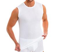 HERMKO 3040 Lot de 3 Maillots de Corps débardeur Hommes à col Rond, en 100% Coton Biologique