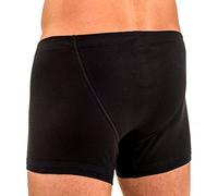 HERMKO 3901 Ensembles Boxer Pantalon 100% Coton Biologique, Taille:6 (XXL), Couleur:Noir