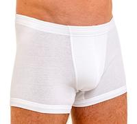 HERMKO 3901 Ensembles Boxer Pantalon 100% Coton Biologique, Taille:7 (XXXL), Couleur:Blanc