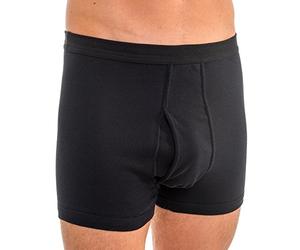 HERMKO 3940 Pages Homme avec Une Ceinture Douce en 100% Coton Biologique, Taille:4 (L), Couleur:Noir