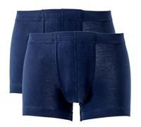 HERMKO 8900 Pack de 2 Boxers sans Coutures avec Bordures Homme, Taille:5 (XL), Couleur:Bleu foncé