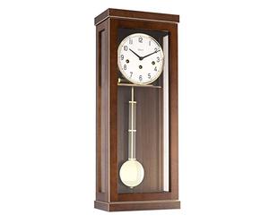 Hermle 70989-030141 Horloge Murale progressiste en Noyer 57 x 22,5 x 13 cm