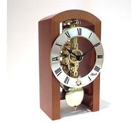 Hermle Horloge de Table en Bois, Marron Cerise, 18 x 9 x 11 cm