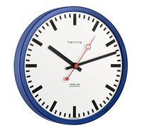 Hermle Station Clock 30471-Q72100 Quartz Bleu