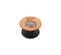 Hermosa-Beach Kafilornien Vacances Pelican Graphique Surfing PopSockets PopGrip Adhésif