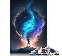 Hermoso planeta alienígena, rompecabezas de Madera de 1000 piezas Para adultos, Regalo de Navidad, juego educativo, juguete de desafío, 1000 piezas (75 x 50 cm)