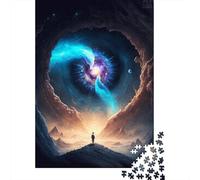 Hermoso rompecabezas de planeta alienígena Para adultos y Adolescentes, 1000 piezas, rompecabezas sostenibles, Regalos de Navidad, 1000 piezas (38 x 26 cm)