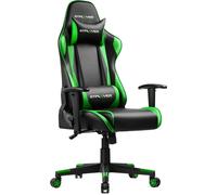 Herná stolička GTPLAYER, kancelárska stolička, ergonomický dizajn, látkový povrch s hojdacou funkciou, vrátane bedrových a krčných vankúšov, kvalitný 5-hviezdičkový rám