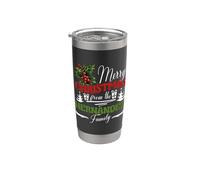 Hernandez Family Costume de Noël assorti au gui Gobelet isotherme en acier inoxydable double paroi