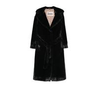 Herno - Chantilly Curly Alternative Fur Jacket - Femme - Vestes - Noir - Taille: 38 FR