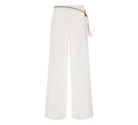 Herno - Pantalon en jersey point de Rome dense - Femme - Pantalons - Blanc - Taille: 42 FR