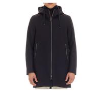 Herno - Parka Bleu zippé avec Doublure en Néoprène - Homme - Manteaux - Bleu - Taille: XL