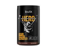 Bulk Hero Whey Protéine en Poudre | Double Chocolat | 65 Portions | 26g Protéine + 3g Créatine | 5g BCAA | Faible en Sucre | Absorption Rapide | Isolat, Hydrolysat & Concentré