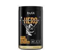 Bulk Hero Whey Protéine en Poudre | Vanille | 65 Portions | 26g Protéine + 3g Créatine | 5g BCAA | Faible en Sucre | Absorption Rapide | Isolat, Hydrolysat & Concentré