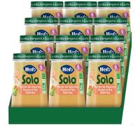 Hero Baby Solo - Pot de Légumes avec Poulet et Riz BIO, 100% Naturels, Sans Gluten et Sans Lactose, pour Bébés Dès 6 Mois - Pack de 12 x 120 g