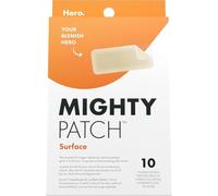 Hero Cosmetics - Mighty Patch Surface - Patch Anti Acné XL - 10 patchs | Patch anti-bouton XL à l'hydrocolloïde - Absorbe les impuretés des zones étendues d'acné - Visage & Corps - Agit en 6h