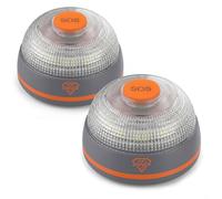 Hero Driver LED Pack de 2 Balise V16 connectée et géolocalisée - Homologuée DGT 3.0 - Sans abonnements jusqu'à 2040 - Lumière d'urgence voiture - Obligatoire depuis 2026 - SIM Vodafone incluse