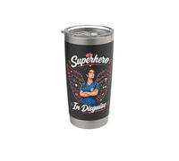 Héro du Quotidien Infirmière Graphique Gobelet isotherme en acier inoxydable double paroi