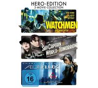 HERO-EDITION: WATCHMEN/SKY CAPTAIN/AEON FLUX 3DVD NEUF JUDE LAW/MATTHEW GOODE/+