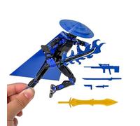 Hero Figure Set - Movable Joint Action Models, Small Poseable Character Collection Pack, Anime Inspired Display Toys, Playtime Accessory, Figure Fun for Kids Friends Birthday Celebration Use