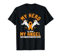 Hero is Now My Angel Soutien de Sensibilisation au Mois du Cancer du Rein T-Shirt
